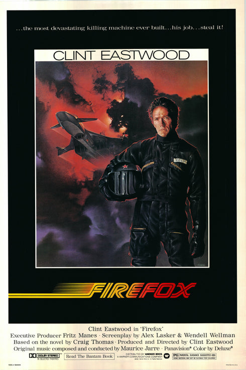 firefox 1982 one sheet poster rolled
